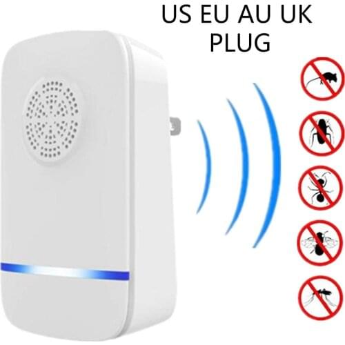 Electronic Ultrasonic Anti Mosquito Insect Repeller Cockroach Mouse Pest Reject
