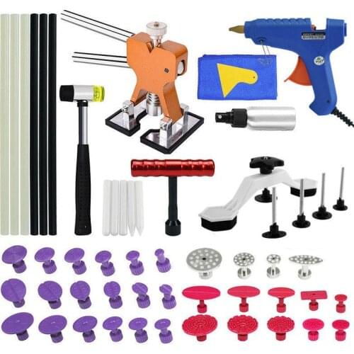 Car Body Paintless Repair Removal Tools Automotive Door Ding Dent Glue Puller Repair Starter Kits for Car Hail Damage
