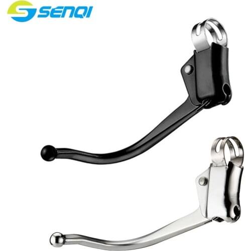 Road Bike Bent Handlebar Sheep Handle Brake Levers Fixed Gear Cycling Accessories Bicycle Parts