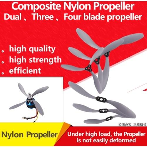 CZ Composite nylon propeller Two-bladed three-bladed four-bladed propeller 6050/7060/8060 propeller for Fixed-wing Model