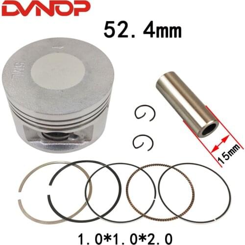 Motorcycle Engine 52.4mm Suite Piston Kit for Yamaha ZUMA125 YW125 BWS125 Nxc Cygnus X 125