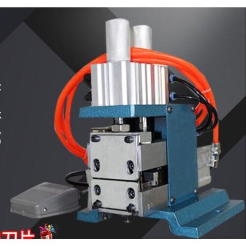 Pneumatic Vertical multi-strand Wire Cable Stripper Flat Ribbon Cable air wire stripping machine stripper