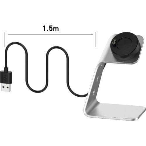 The Alloy Charging Stand Watch Charging Dock Holder suitable to Garmin Forerunner 745/Garmin Venu Sq/Fenix 6 Watch