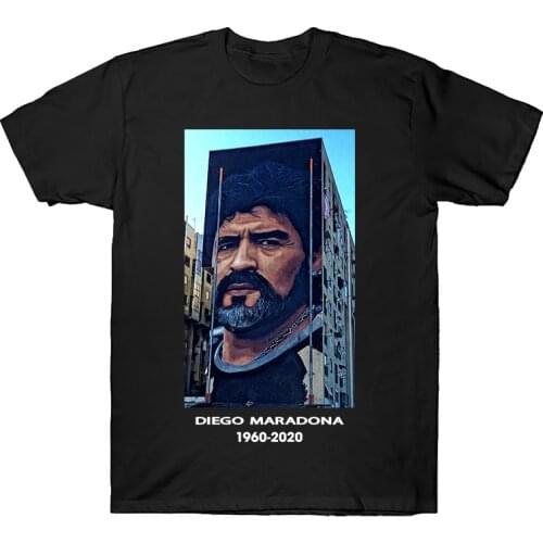 Diego Maradona T Shirt Cherish The Memory of Maradona Pibe De Oro Argentina Napoli Men Women Tops Casual Cotton Streetwear