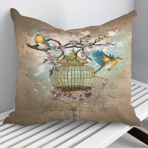 Birds were meant to fly Throw Pillows Cushion Cover On Sofa Home Decor 45*45cm 40*40cm Gift Pillowcase Cojines Dropshipping