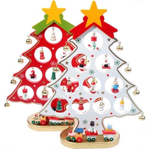 Clearance Sale decoration for home gifts wooden artificial Christmas tree ornaments decorations decor presents Festival Party