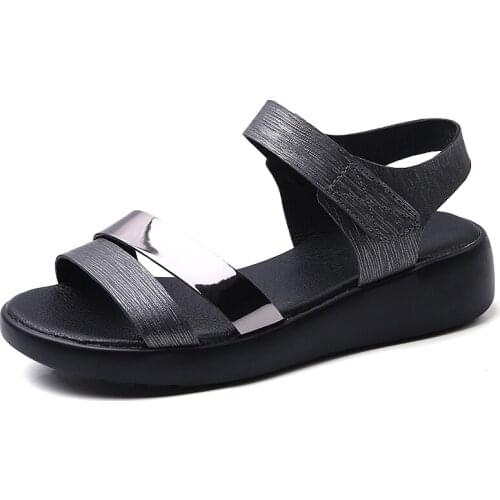 YSHUNIJ Luxury quality black ladies sandals lightweight PU sole shoes women flat shoes white flip flops ladies summer slippers