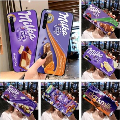 Chocolate Milka Box Phone Case for Xiaomi Mi Note 10 Lite Mi 9T Pro xiaomi 10 10 CC9 Pro