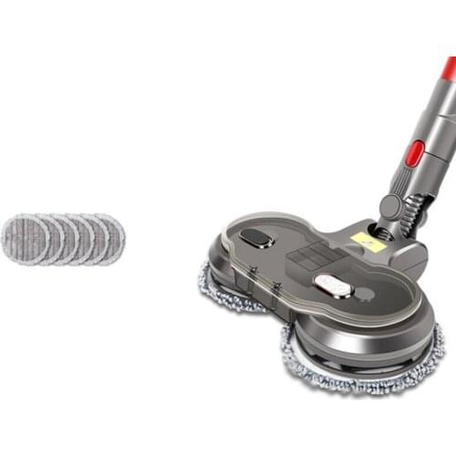TOP!-1 Set Electric Wet Dry Mopping Head For Dyson V7 V8 V10 V11 Replaceable Parts With Water Tank Mop Head Mop Pads