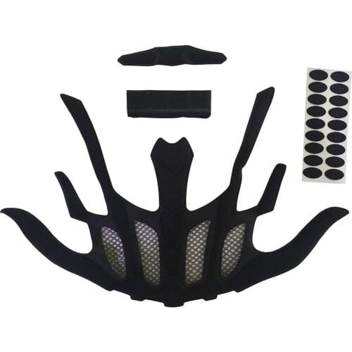 Cycling Helmet Pads Replacement Sealed Lining Non-toxic Memory Sponge Helmet Sticker Inner Padding Foam Protection Pads Kit