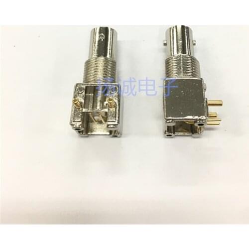 Video Socket BNC-KY-WE Curved Female BNC-50KWE BNC Socket Metal 50 Ohm RF Connector