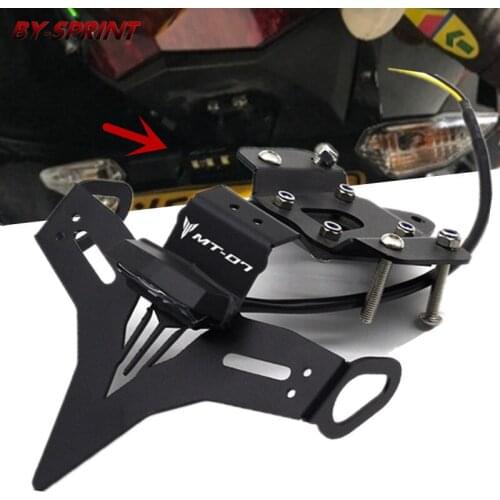 For YAMAHA MT-07 FZ-07 MT07 FZ07 2014-2018 Motorcycle License Plate Bracket Holder Mount Fender Eliminator