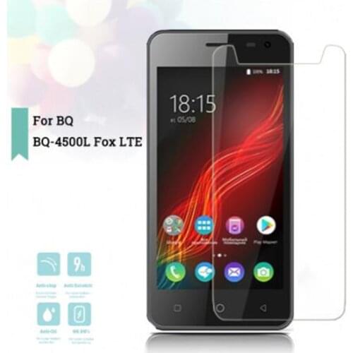 For BQ BQ-4500L Fox LTE Tempered Glass 9H 2.5D High Quality ON BQ BQ-4500L Screen Protector Glass Film Cover