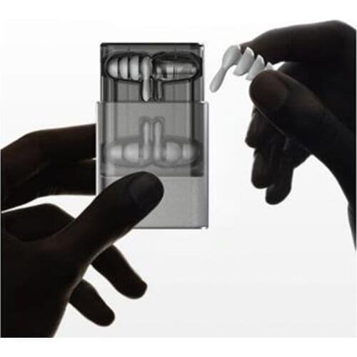 ZK40 2 Pairs/Pack Anti-Noise Ear Plug Swim Earplugs Sound Insulation Ear Protection Sleeping PlugsWaterproof Silicone Earplugs