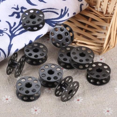 10PCS Black 25mm Carbide Steel Sewing Machine Bobbins Walking Foot For Industrial Single Needle Sewing Machines