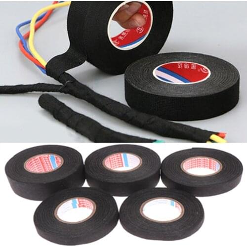 15mm Heat-resistant Flame Retardant Tape Coroplast Adhesive Cloth Tape For Car