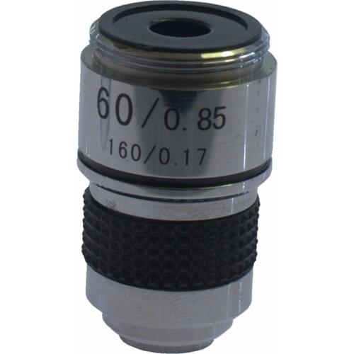 60X 185 Achromatic Objective Lens Biological Microscope Apochromates 1Pcs