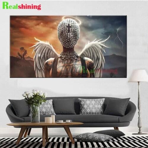 Large Angel wings Diamond Painting Rhinestone 5D DIY Diamond Embroidery,Cross Stitch,diamond Mosaic Aisle corridor decor N1577