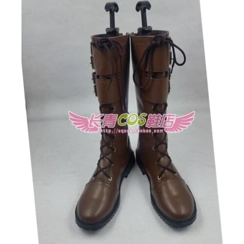 GOD EATER Amemiya Rindo Adult Long Cosplay Shoes Boots C006