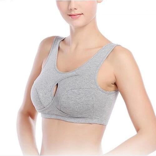 Fashion women push up bra without rims bra pure cotton brassiere seamless bras ladies comfortable breathable bras