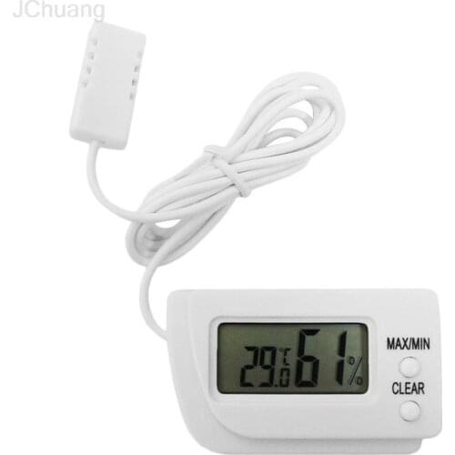 Mini LCD Digital Egg Incubator Thermometer Hygrometer Remote Meter Remote Measurement of Humidity Temperature Flip out Stand