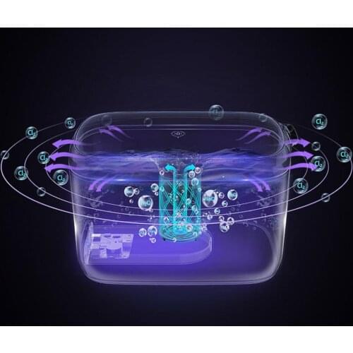 2L USB Home Disinfection Water Generator USB Charging w/ Spray Bottle 10min