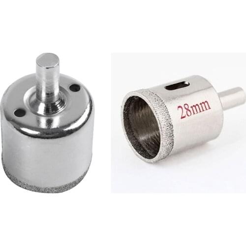 35mm Diamond Coated Glass Ceramic Hole Saw Cutter Tool & 28mm Tile Glass Ceramic Hole Saw Diamond Coated