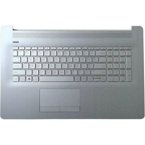 JIANGLUN for HP 17-CA 17-BY 17BY Palmrest w/Touchpad Backlit Keyboard Silver