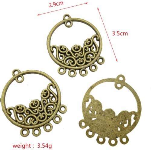 JunKang Antique Silver Gold Bronze Dream Catcher Pendant DIY to make all kinds of crafts and jewelry connectors
