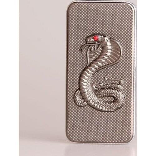 Creative Lighter Eye Snake Metal Windproof Butane Gas Lighters Slide Down To Fire Cool Lighters Smoking Gadgets for Men