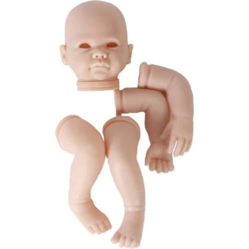 Reborn Baby Doll Lifelike Newborn Baby Unfinished Doll Parts DIY Blank Doll Kit