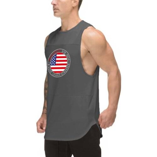 Gym Stringer Clothing Bodybuilding Vest Muscle Sleeveless Sportswear Undershirt Mens Tank Top Workout Mesh Fitness Singlets