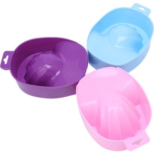 Nail Art Soak Bowl Manicure Soak Off Hand Spa Bath Soaker Tray Remover Tools