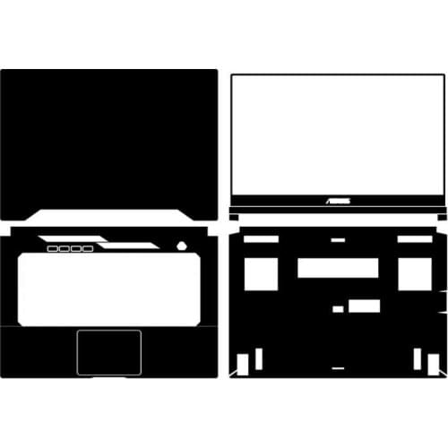 KH Laptop Sticker Skin Decals Cover Protector Guard for ASUS AIR FX516P