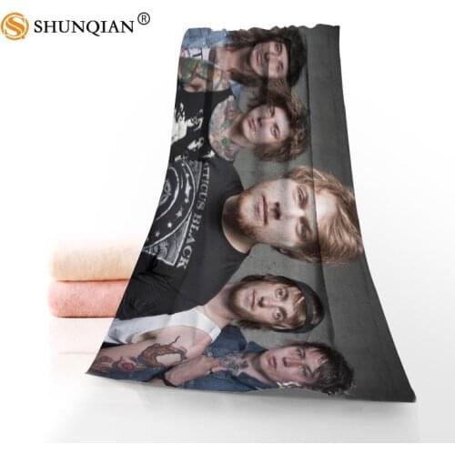 Microfiber Towels Custom asking alexandria Face Towel/Bath Towel Size 35x75cm, 70x140cm for family travel