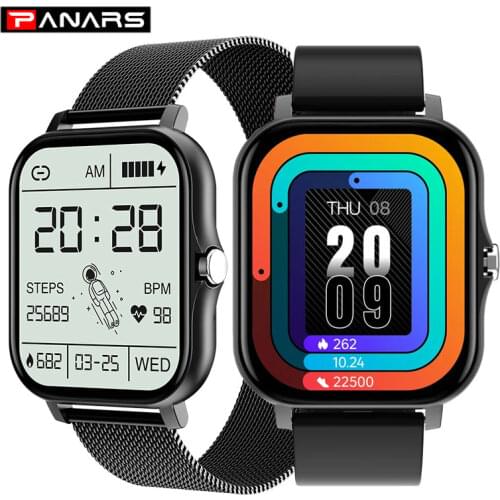 New Smartwatch Men Women Smart Watch Bluetooth Call Full Touch P67 Waterproof Sport Heart Rate Tracker For Android Ios With Box