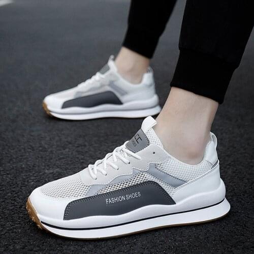 Summer Student Sports Shoes Light and Breathable Personality Youth Trend Wild Net Red Fashion Couple Shoes Mens Casual Shoes