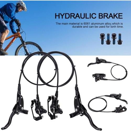 Bike Hydraulic Oil Disc Brake Set Aluminum Alloy MTB Hydraulic Brake Caliper Left Front Right Rear Bike Brake For Bicycle Part