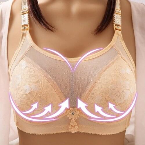 Women Plus Size Bras No Rims Large Size Seamless Lace Tube Top Anti-glare Breathable Comfortable Gathered High Quality Bra