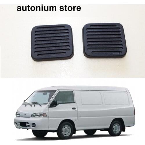 1 Pair Brake and Clutch Pedal Pad Cover Best Quality Rubber for Hyundai H100 Panelvan Van Grace