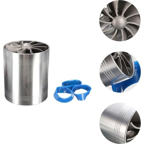 1pc Double-side Turbine Charger Car Adaptation Accessory Intake Turbine