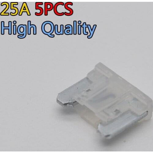 5Pcs 25AMP Blade Fuse Assortment Auto Car Truck Motorcycle Fuses Kit ATC ATO ATM