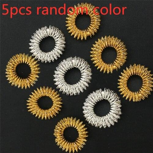 5pcs Finger Massager Massage Ring Health Care Set Health Care Tools Acupressure Figure Massager Relax Finger Hand Care Home Use