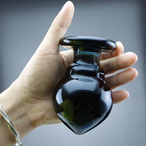 6.5cm Thick Dilatador Anal Expander Glass Buttplug Adult Sex Toys Masturbator Large Anal Plug G spot Butt Plugs For Women Men