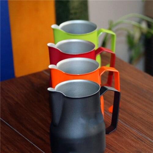 750ml high quality european milk jug/long spout milk jug/milk pitcher ,milk jar/latte tool