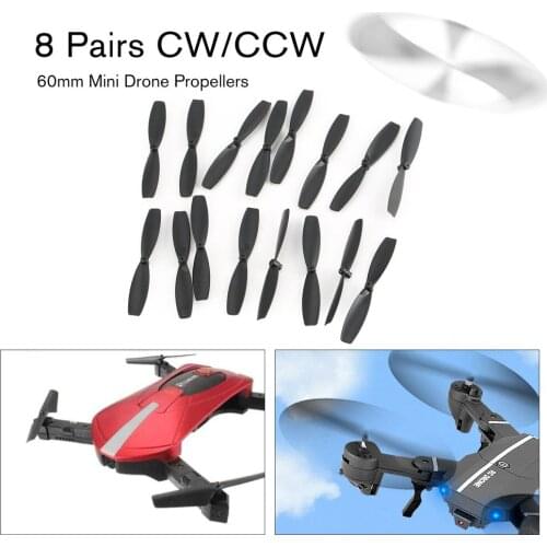 8 Pairs CW/CCW Propeller Props Blade for RC 60mm Mini Racing Drone Quadcopter Aircraft UAV Spare Parts Accessories Component