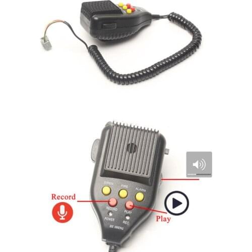 12V car call recording speaker clearing microphone microphone tweeter 24V car alarm propaganda car