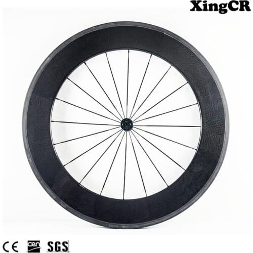 Basalt Brake Surface 700C 23mm Wide 80mm Tubular Road Bicycle Full Carbon Depth Wheelset Wheel 3K/UD Matt