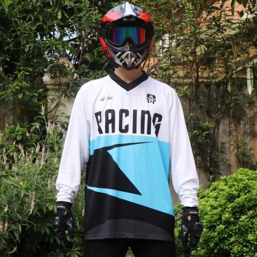 MTB DH MX Mountain Bike Motorcycle mountain bike Cycling Jersey RPET Pro Cycling long T-shirt