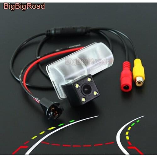 BigBigRoad Car Intelligent Parking Tracks Camera For Toyota Vios / Etios YARiS L 2015 2016 Car Back up Reverse Rear View Camera
